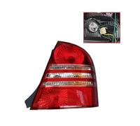 HRQCTIM Rear Tail Light For Mazda For Haima 2005 2006 2007 2008 2009 2010 Car Rear Bumper Tail Light Shell Taillight Cover Brake Light Taillamp Auto Parts(Right With Bulbs)