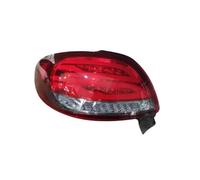 HRQCTIM Rear Tail Light For Peugeot 206 206CC 2004 2005 2006 2007 2008 Car LED Red Smoked Rear Tail Light Turn Signal Brake Stop Bumper Light Auto Parts(2 pcs red)
