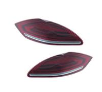 HRQCTIM Rear Tail Light For Porsche For Panamera 970 2010 2011 2012 2013 2PCS Car LED Taillights Assembly Rear Running Brake Reverse Turn Signals Auto Parts(2PCS Red)