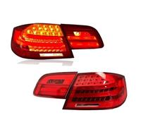 HRQCTIM Rear Tail Light Pair LED Tail Lights For B&MW 3 Series M3 E92 330i 335i M3 2005 2006 2007 2008-2012 Rear Brake Reverse Turn Signal Lamp Car Styling Auto Parts(4PCS Red)