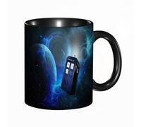 HRRASFAZF Ceramic Coffee/Tea Mug, 11 oz Funny Mugs,Doctor Who Theme of Movie Space Art Print,Gifts for Mothers Day,Birthdays,Christmas,Valentines,Anniversaries