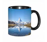 HRRASFAZF Ceramic Coffee/Tea Mug, 11 oz Funny Mugs,Matterhorn,Zermatt,Switzerland,Gifts for Mothers Day,Birthdays,Christmas,Valentines,Anniversaries