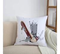 HRRASFAZF Printed Throw Pillow Covers Pillow Case Home Decorative Cushions Accessories for Home Bedroom Living Room,Skateboard - Street skateboards in theme streets - Skateboard brands and e,50x50 cm