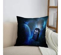 HRRASFAZF Printed Throw Pillow Covers Pillow Case Home Decorative Cushions Accessories for Home Bedroom Living Room,Doctor Who Theme of Movie Space Art Print,50x50 cm