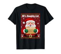 HR's Santa Naughty List Ugly Christmas Sweater Employees T-Shirt