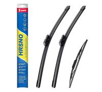 HRSNO 26"+26" Windshield Wipers With 18" Rear Wiper Blade Sets Automotive Replacement for Land Rover Range Rover 2002-2012,Easy For Installation (Pack of 3)