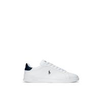 Polo Ralph Lauren Mens Heritage Court II Athletic Sneakers - Colour: 003 White/Newport Navy PP - Size: 10