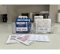 HRT Patch Organiser | Monthly Patch Routine Box for Women | HRT patch Dosette Storage for Daily/Weekly Patch Changes | Compact, Discreet & Fits All Patch Types | Stay on Track with Your Patch Schedule