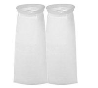 HRTFILTERS Filter Sock Felt 7 Inch by 32 Inch Long, 100 Micron Filter Bags for Industry,Chemical, Water Liquid Filters - 2 Pack (100 Micron 7 x 32 inch)