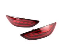 HRTLSS Car Tail Light Assembly 2Pcs/set Car Rear Bumper Light For Verna For Solaris Brio 2008-2015 Tail Reflector Brake Fog Lamp Turn Signal(3 Functions)