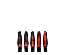 HRTLSS signal lights 1pc Universal 12V Led Motorcycle Turn Signals Indicator Light Flowing Water Blinker Flashing