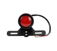 HRTLSS Tail lamp Motorcycle Tailight License Plate Bracket With Brake Tail Light Round Lamp For