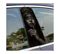 HRTSDNLC Thorn Rose Witch Car Decal Set Matte Vinyl Easy To Paste And Removes Without Leaving A Trace
