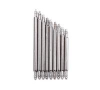 HRTUFN MIUYTRN 1.5mm 20pcs Stainless Steel Watch Band Spring Bar Tool Strap Link Pins Repair 16 17 18 19 20 21 22 24mm Metal cuicui(21mm)