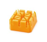 HRTUFN MIUYTRN 1pc Watch Band Removal and Repair Tools, Watchmaker Link Pin Block (Plastic) cuicui(Orange)