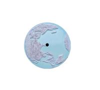 HRTUFN WCC00816 28.5mm Watch Dial Flame Planet Earth Surface for NH35/NH34/4R/7S Movement No Date Faces Space Replacement Parts(Sky Blue)