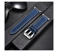HRTUFN WCC00816 Retro Frosted Watch Strap Ultra 49mm 45/44/42mm 41/40/38mm Bracelet 9 8 7 6 5 Wrist Belt(Blue-S,38mm 40mm 41mm)