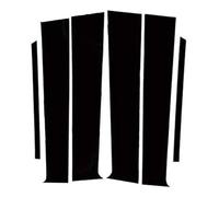 HRTYUWDGK Car Door Pillar Post Trim for Toyota Yaris XP90 Sedan 2005-2013, Window Door Column Sticker B C Pillar Posts Decorative Cover Moulding Accessories,A/Glossy Blacck
