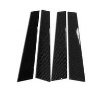 HRTYUWDGK Car Door Pillar Post Trim for VW Golf 6 2009-2013, Window Door Column Sticker B C Pillar Posts Decorative Cover Moulding Accessories,B/Carbon Fiber Look