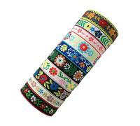 Hrtyvhin 10Pcs Adjustable Set Braided Wristchain Multicolor Woven Friendship Wristbands Colorful Accessory Stylish Female Bracelets