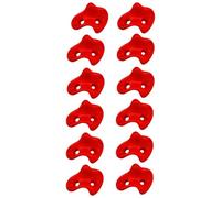Hrtyvhin 12Pcs Rock Climbing Holds with Comfortable Texture Rock Climbing Game Toy for Beginners and Advanced Climbers Wall Tree Foot Hand Holds with Mounting Hardware