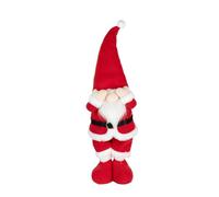 Hrtyvhin 2. Retractable Holiday Santa Statue Shy Face Cover Polyester Craft For Desk Tabletop Seasonal Festive Display Telescopic Christmas Home Decoration Doll