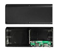 Hrtyvhin 20650 Battery Powerbank Case 5Slots Container for Chargers Project with 5pin USB Input for Travel or Outdoor Case