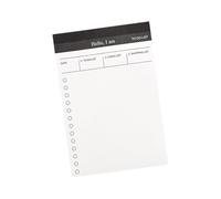 Hrtyvhin 5Pcs Pocket Size Paper Notepads 50Sheets Each Business Memo Pad for Daily Scheduling Business Project Documentation Task Management Notebook