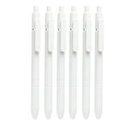 Hrtyvhin 6Pcs Business Pen with Clip Retractable Ballpoint Refillable Writing for Hotel Guest Sign in Writing