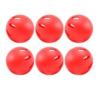 Hrtyvhin 6Pcs / pack Professional Baseball Practice 74mm Light Weight Construction Especially to Skill Development Use Training Soft