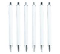 Hrtyvhin 6Pcs Retractable Ballpoint Pen Ballpoint Writing 1.0MM Tip Smooth to Write Guest Sign in for Women Girls