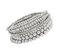 Hrtyvhin 7 Pieces Sturdy Beaded Set with Adjustable Sizing Designs Portable for Summers Parties and Vacations Beach Styles Jewelry