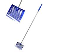 Hrtyvhin Aluminum Poultry Shovel with Detachable Handle & for Efficient Manure Adjustable Chicken Manures Shovel