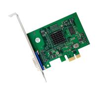Hrtyvhin AST2400 Single Port PCIe AST2400 2K VGA Graphics Card 1920X1200 32Bpp @ 60Hz for Industrial Desktop Servers Motherboards CPU Display Solution
