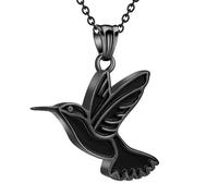 Hrtyvhin Bird-Designed Cremation Jewelry Private Urn Charm for Pet Ashes & Finish Cremation Jewelry for Pets