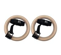Hrtyvhin Body Exercise Full Body Workout Rings with Adjustable Straps Fitness Gymnastic Rings for Functional Training Enduring with Adjustable Straps