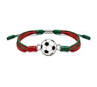 Hrtyvhin Braided Colorful Wristband for 2026 Soccer Event 24Cm, F