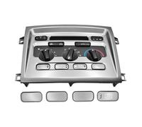 Hrtyvhin Cabin Cooling Command Unit, Silver Faceplate Black Buttons, Replacement Climate Console for LC100 1998-2007, Single Piece Service Pack