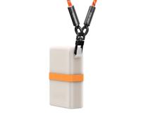 Hrtyvhin Cable Slot Battery Cover for 120W Charging Pack, Silicone Sleeve with Carry Loop for Commute and Trip Use Daily Soft Silicone Case with Center Strap and Tidy Cable Access