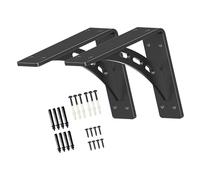 Hrtyvhin Carbon Steel Triangle Shelf Bracket Floating Shelves TVs Stands Rustproof Setup Heavy Duty Trilateral Parenthesis