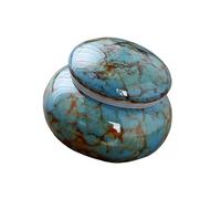 Hrtyvhin Ceramic Memorial Urn Cremation Box for Loved Pet and Cherished Person Delicate Keepsakes Remembrances Gift Pet Cremation Urn