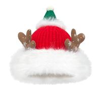 Hrtyvhin Christmas Celebration Hat For Girls InsStyle Pointed Cap With Antlers Outdoor Activity Skull Festive Headwear Christmas