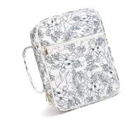 Hrtyvhin Churches Gifts Carrier Bag with Secured Zippers Multi-Pocket Design for Bible Phone & Travel Supplies Portable Prayer Book Travel Case