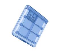 Hrtyvhin Compact Game Card Organiser Shockproof Waterproof ABS Case with Internal Dividers Easy to Carry for Gaming Colorful Game Storage Box
