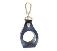 Hrtyvhin Compact Golf Ball Carrying Case with Rotating Carabiner Clip Hook Waterproof PU Leather Ball Holder Bag for Belt Waterproof Bag