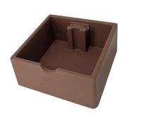 Hrtyvhin Compact Silicone Waste Container Dishwasher Friendly Holds 12 Pods Kitchen Reducing Silicone Coffee Grounds Bin Dishwasher Friendly and Oven Suitable for Everyday Brewing, Light Green