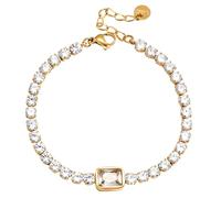 Hrtyvhin Contemporary Zircon Versatile Stackable Wristchain Stylish Accessory for Casual or Formal Event All Day Comfort Wristwear