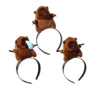 Hrtyvhin Cool Bangs Clip Funny Capybaras Headband Cartoon Hair Headwear For Kids Stage School Play And Theatrical Shows