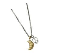 Hrtyvhin Copper Alloy Pendant Long Chain Necklace Comfortable Sisters Birthday Present Daily Wear Jewelry