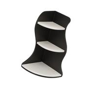 Hrtyvhin Countertop Corner Shelf Organizer, Black and white